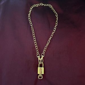 Louis Vuitton Lock and Key #307 Authentic with unbranded chain